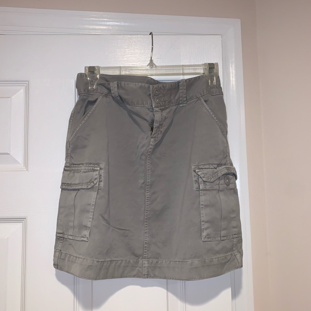 Gray Cargo Skirt (Old Navy)